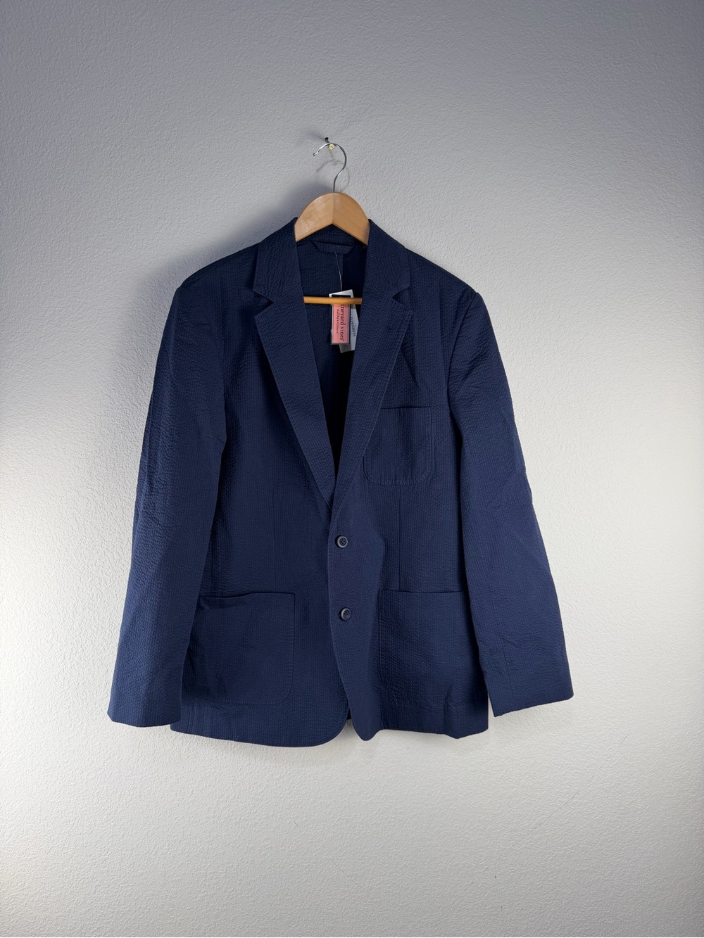 Vineyard Vines Seersucker Navy Blazer Sz 40